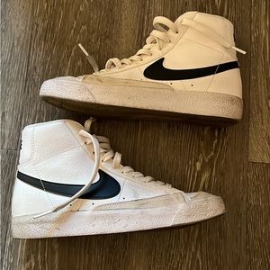 Nike High Top Sneakers size 7 worn in